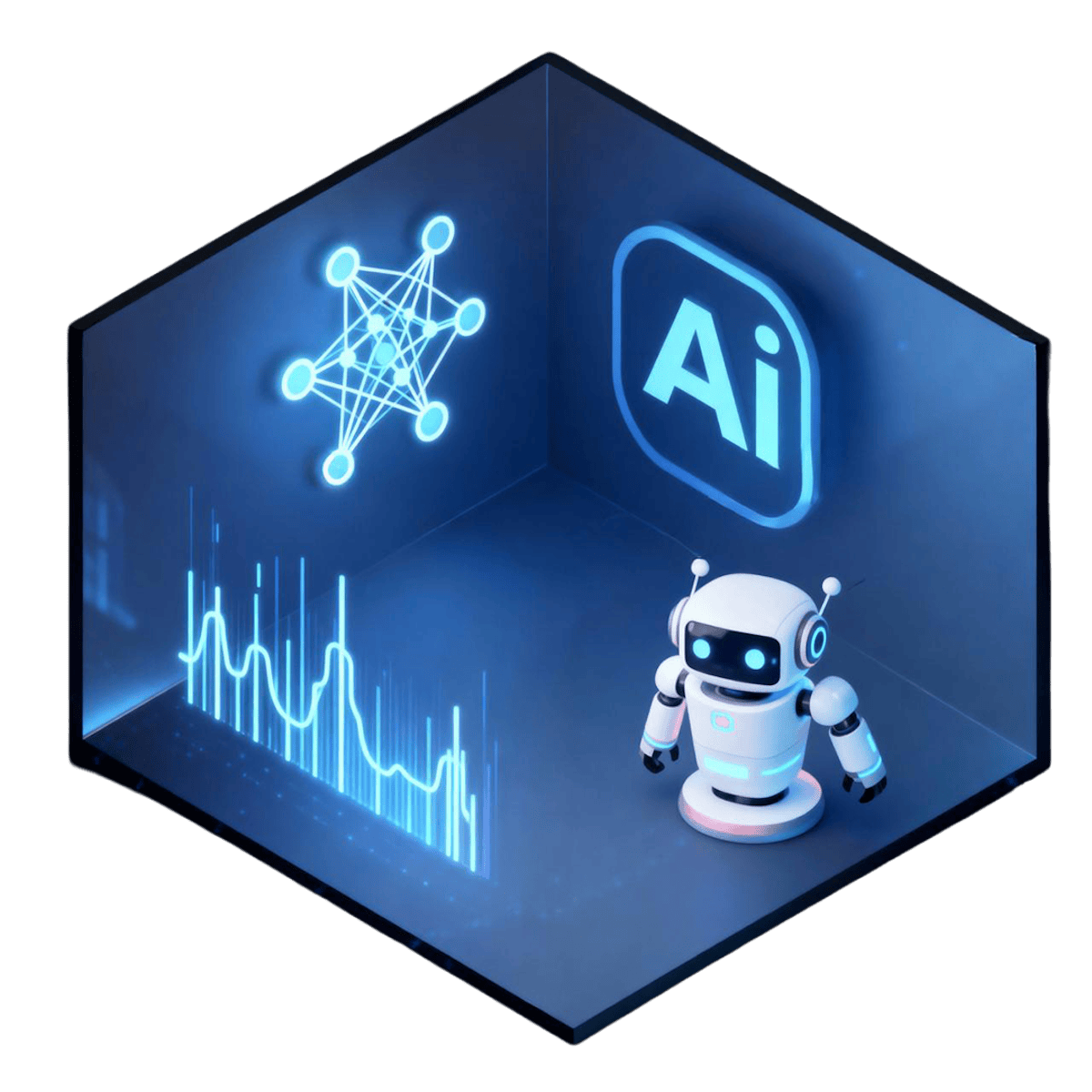 Representación de asistente virtual con IA y avatares personalizados para eventos digitales