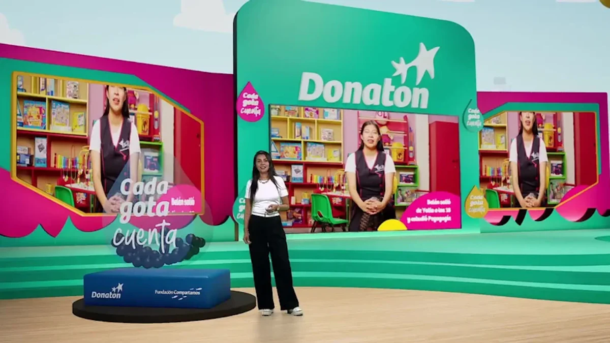 Producción virtual de Donatón realizada por Sinergis
