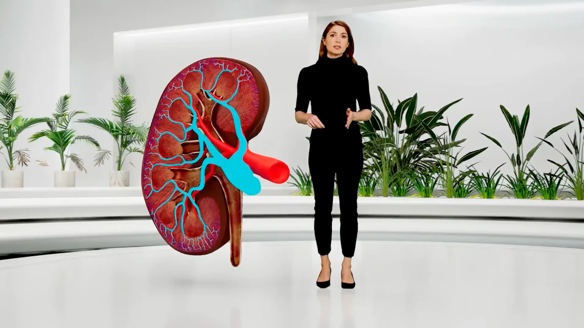 Presentación farmacéutica con gráficos tridimensionales