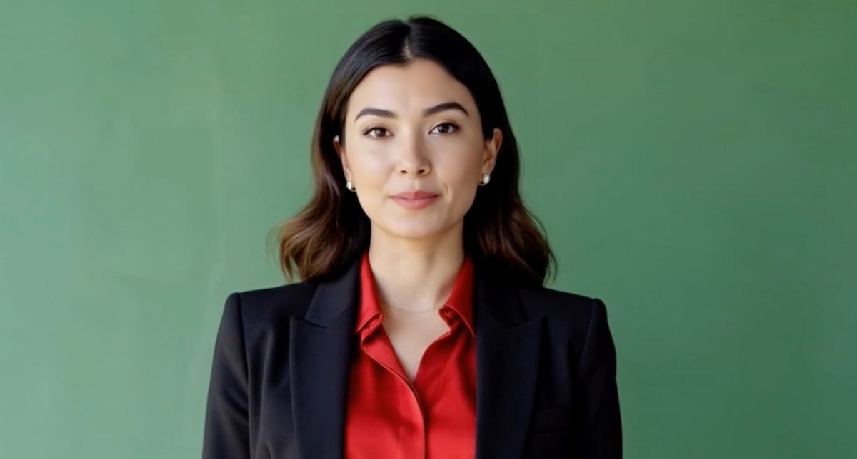 Imagen de avatar mujer ejemplo de servicio IA de Sinergis Agencia de comunicación