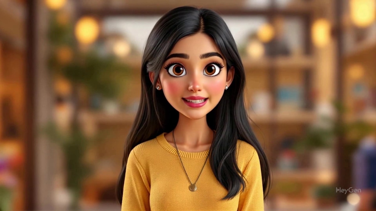 Imagen de avatar mujer digital twins ejemplo de servicio IA de Sinergis Agencia de comunicación