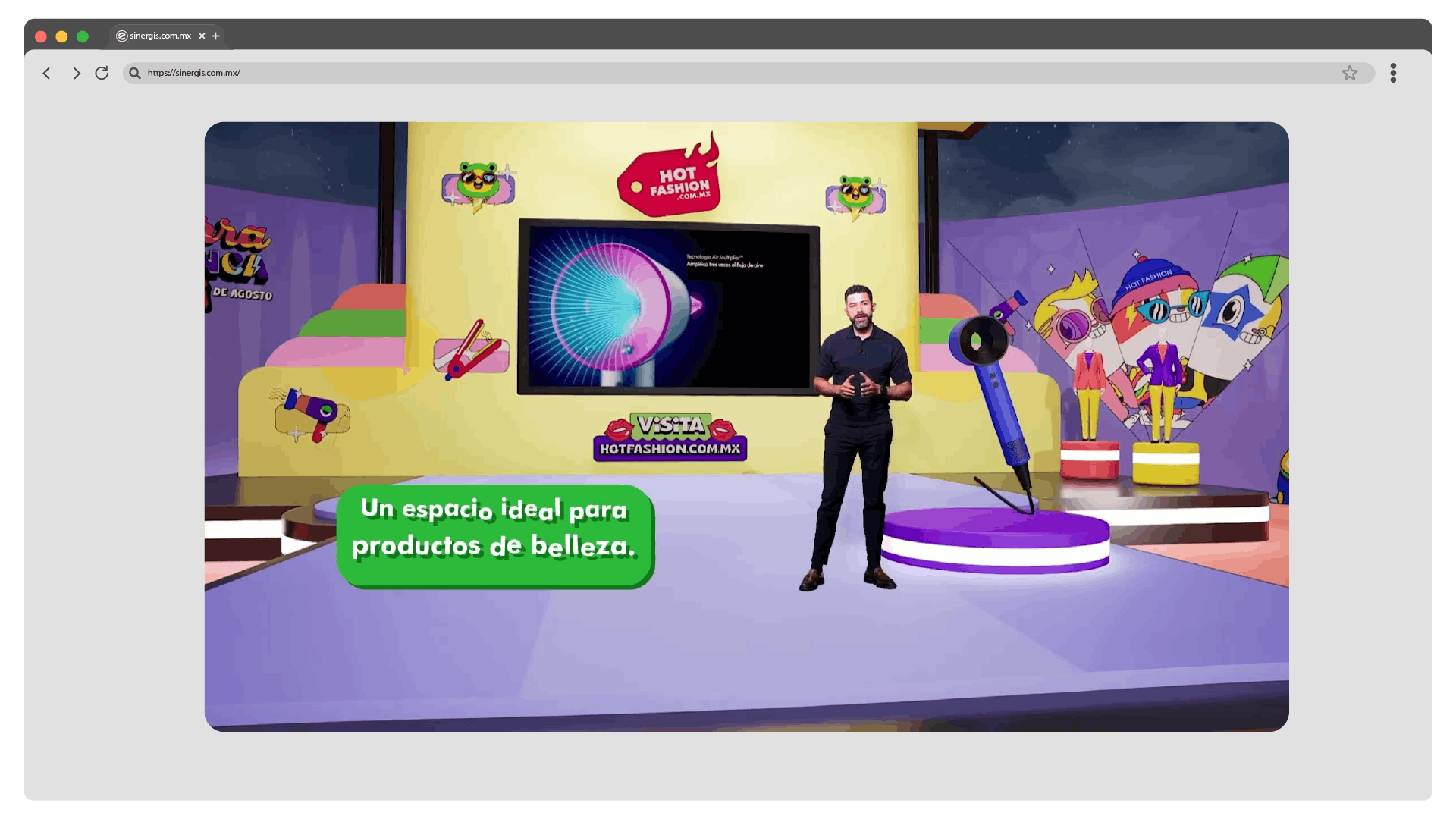 Fashion Digital Talks live shopping para industria retail en el foro Sinergis con presentación interactiva