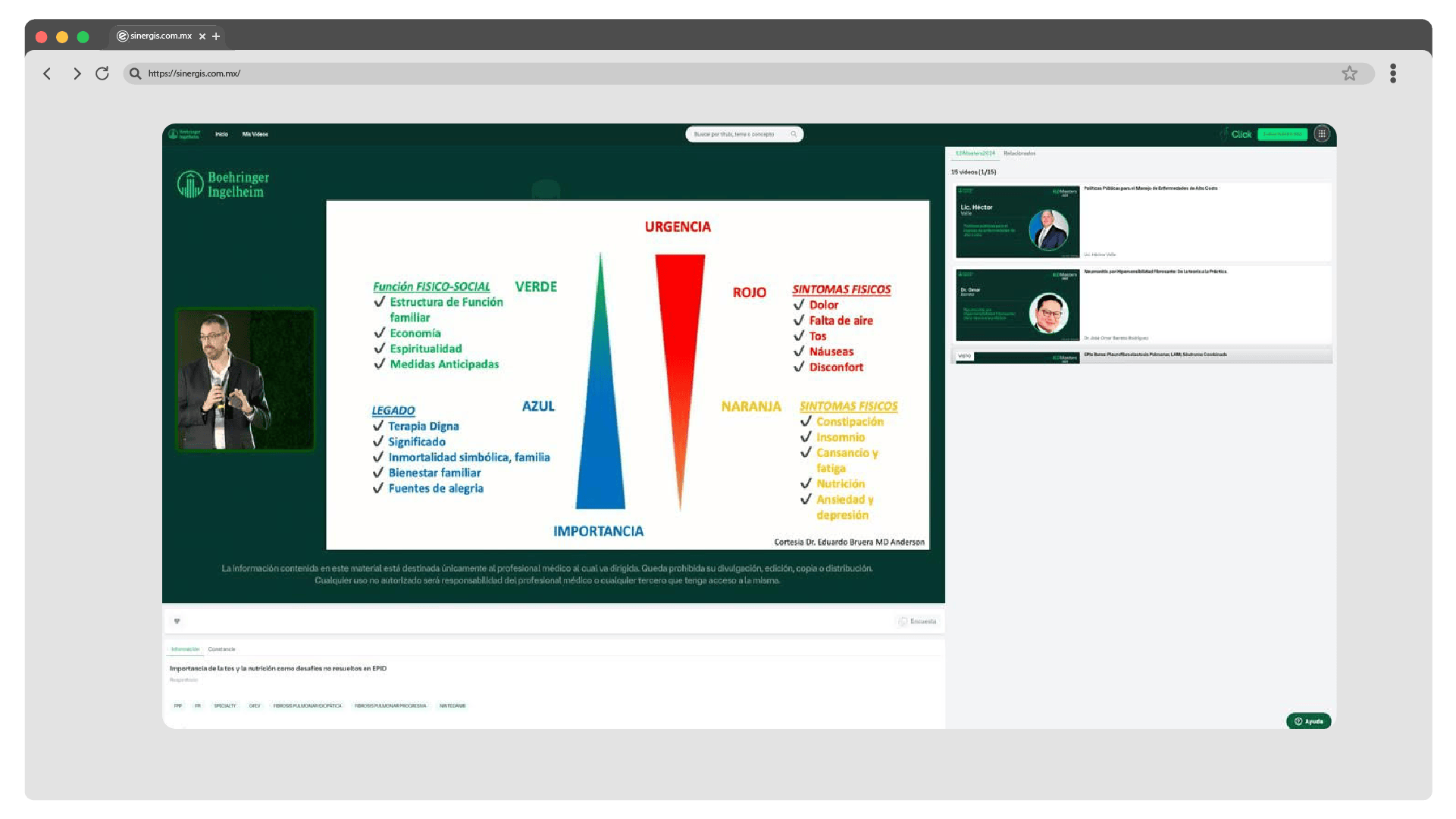 Interfaz de la plataforma educativa digital, con recomendaciones de contenido y últimas publicaciones.